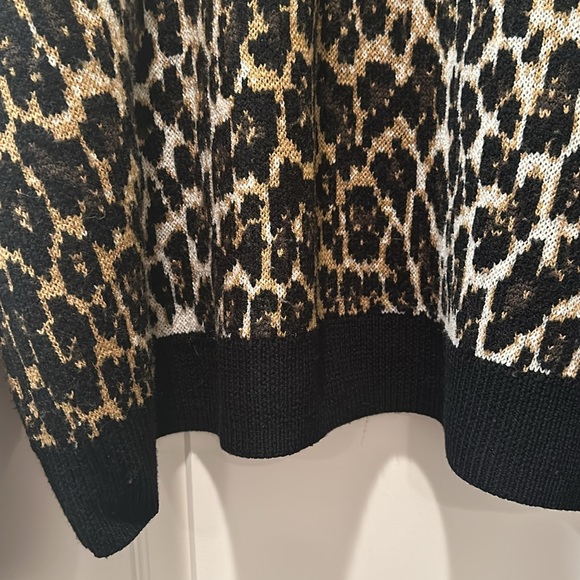 The Kooples cheetah sweater oversized size small - Picture 7 of 9